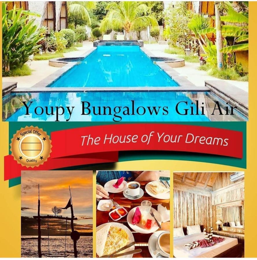 Youpy Bungalows Gili Islands Exterior photo